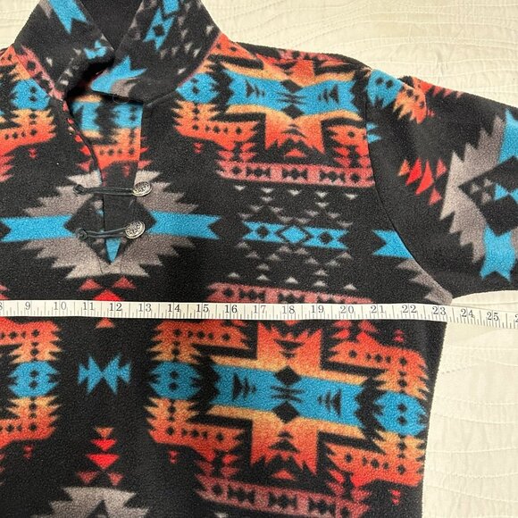 VTG Western Wits Aztec Fleece Pullover - Picture 8 of 9
